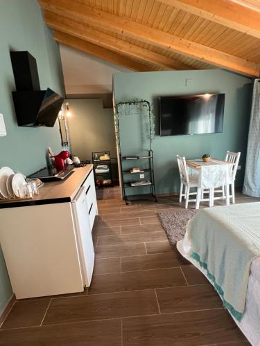 Kuchyň nebo kuchyňský kout v ubytování Grupo García de Paredes apartamentos turísticos