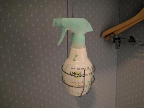 a soap dispenser is hanging on a wall at Hotel Harbour Yokosuka - Vacation STAY 73906v in Yokosuka