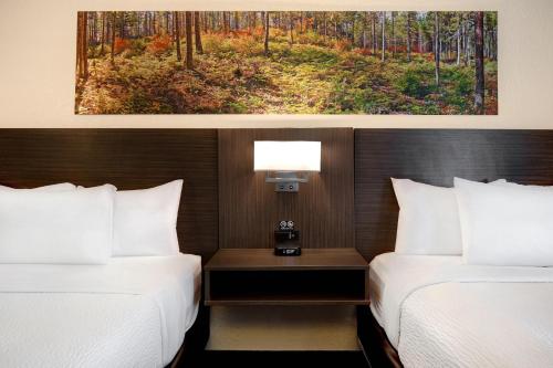 Cama o camas de una habitación en Days Inn & Conference Centre by Wyndham Prince Albert