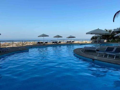 Der Swimmingpool an oder in der Nähe von Mayan Lakes Acapulco