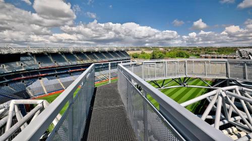 a view of a stadium from a walkway at CROKE PARK STUDIO in Dublin
