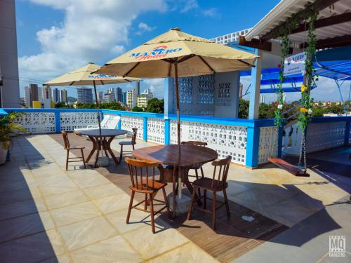 Patio nebo venkovní prostory v ubytování MANERO POUSADA e HOSTEL