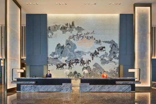 Χώρος καθιστικού στο DoubleTree By Hilton Ya'An