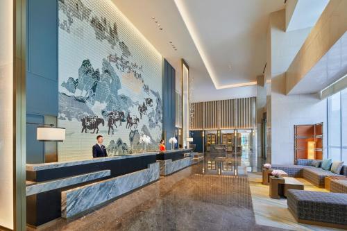 Χώρος καθιστικού στο DoubleTree By Hilton Ya'An