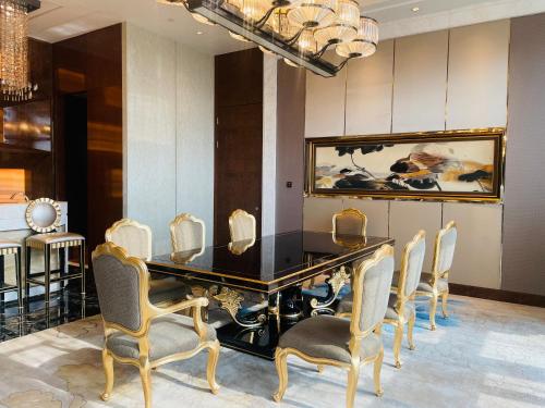 Χώρος καθιστικού στο Maanshan Wanda Realm Hotel