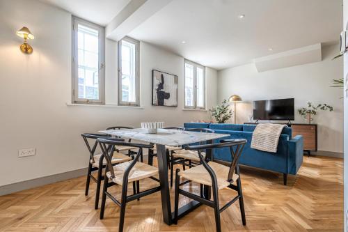 TV o dispositivi per l'intrattenimento presso Luxury flats near Big Ben and London Eye