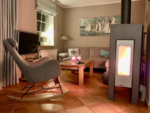 Et opholdsområde på Strandhaus Brasilien