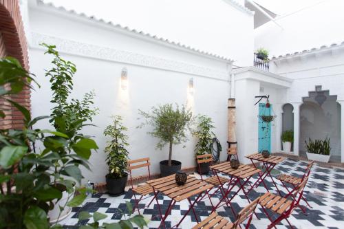 Zahrada ubytování Altabib Riad