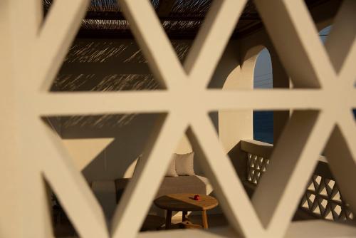 Χώρος καθιστικού στο Domes Noruz Mykonos