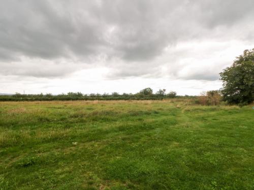 a field of green grass with a cloudy sky at Curlew in Malpas