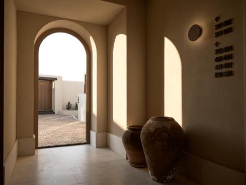 Χώρος καθιστικού στο Domes Noruz Mykonos