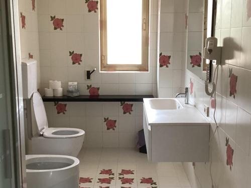 Koupelna v ubytování B&B Verdi