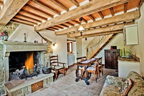 Ruang duduk di Agriturismo Terra Di Michelangelo