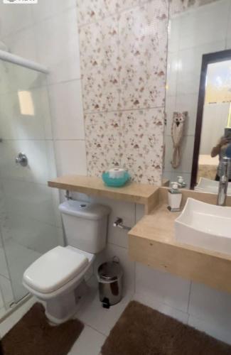 Et badeværelse på Chalé Esmeralda - Serra de Guaramiranga