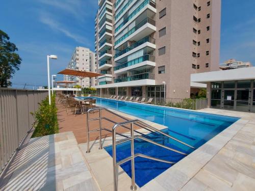 TULUM Bertioga - belo apartamento com vista para o mar