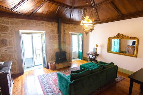 Χώρος καθιστικού στο Casa do Compasso