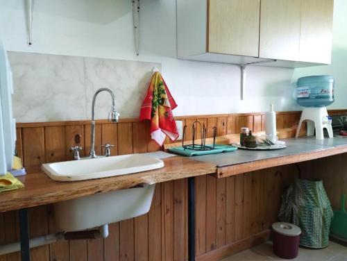 Koupelna v ubytování Departamentos Centro en Valle Hermoso.
