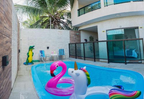 Casa com churrasqueira e piscina, Praia de Jacumã