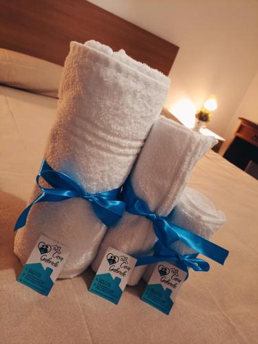 Postel nebo postele na pokoji v ubytování B&B Casa Gabriele