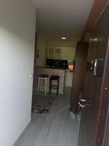 a view of a kitchen with a floor in a room at Dream 1 in Belgrade