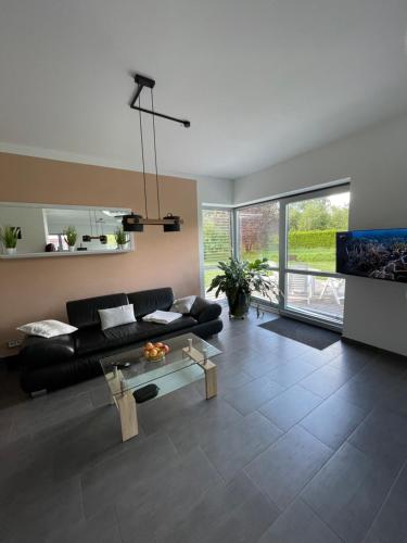 Χώρος καθιστικού στο Villa WanderLux