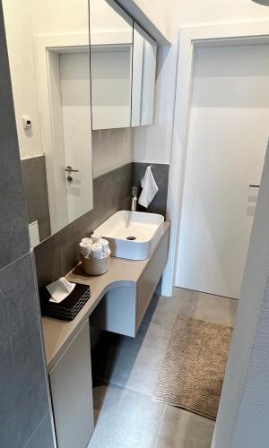 Koupelna v ubytování Große Wohnung in Graz SOVA 1