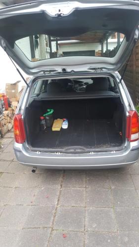 a trunk of a car with the trunk open at Elisabeth in Ostseebad Koserow