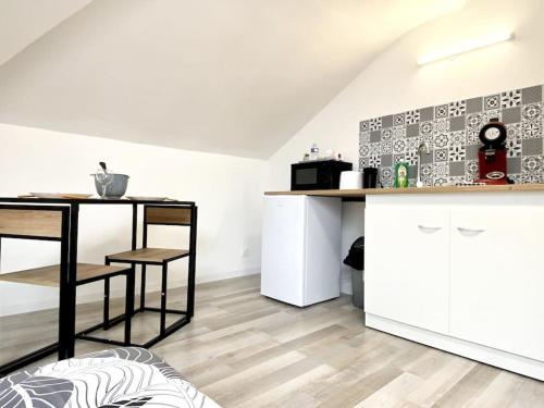 Köök või kööginurk majutusasutuses LeNew 3 - Centre-ville - TV - WIFI