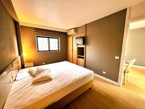 Postel nebo postele na pokoji v ubytování Flat no melhor local do Centro/Batel