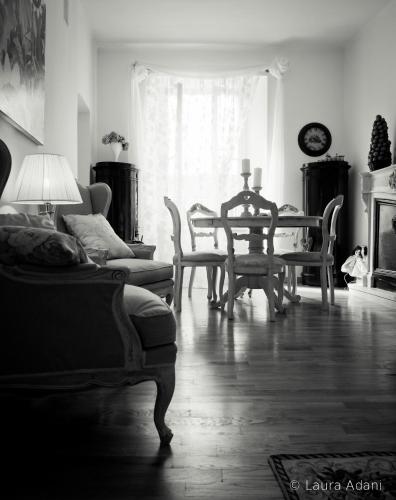 Χώρος καθιστικού στο B&B Il Cuore