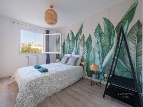 Ένα ή περισσότερα κρεβάτια σε δωμάτιο στο The Nest Torcy