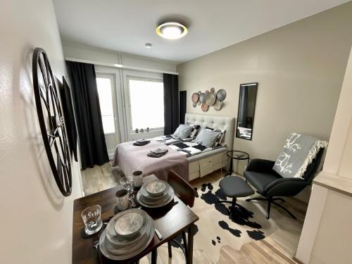 Χώρος καθιστικού στο City Home with Luxury Twist