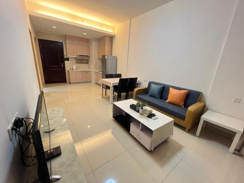 Oleskelutila majoituspaikassa Seaman Light Luxury Apartment