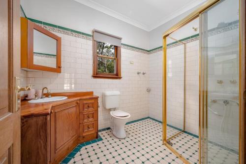 Koupelna v ubytování Caballo Retreat Cottage