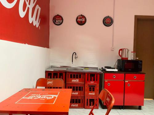 Dapur atau dapur kecil di Loft Coca-Cola Passo Fundo