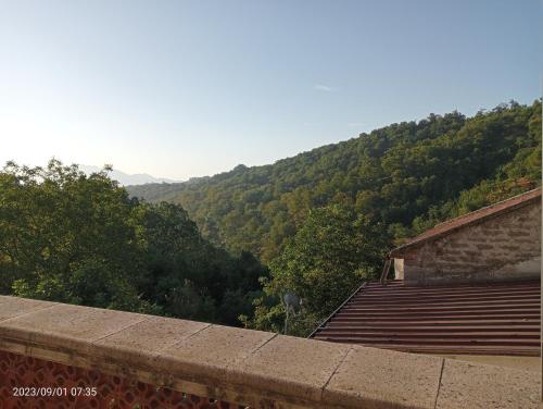 vistas a la montaña desde el techo de un edificio en Radici Dimora natura cultura, en Campagnola