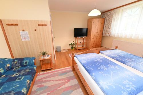 Postel nebo postele na pokoji v ubytování Privatzimmervermietung Fiausch