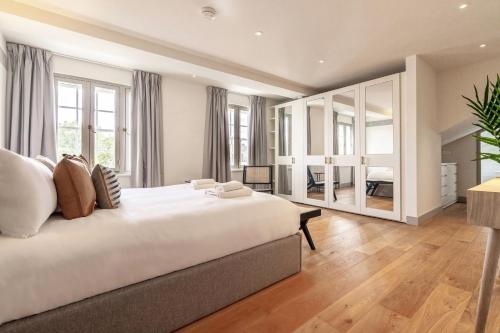 Letto o letti in una camera di Luxury flats near Big Ben and London Eye
