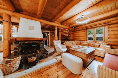 Ruang duduk di Cabin Sonka