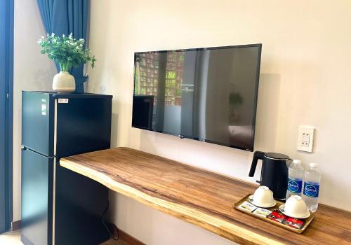 Kuchyň nebo kuchyňský kout v ubytování MIDMOST CASA