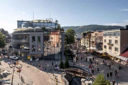 Apartprestige Krupówki z widokiem na Giewont lub Krupówki