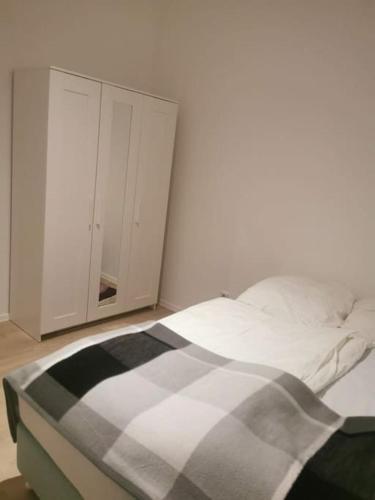 Apartment in Natrup-Hagenにあるベッド