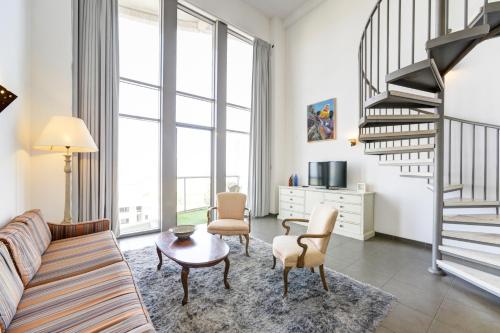 Oleskelutila majoituspaikassa Tel Aviving Exclusive Apartments