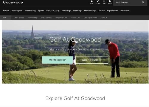 uma imagem do clube de golfe no website de boa vontade em Goodwood Chichester, (more interior pics coming) em Tangmere