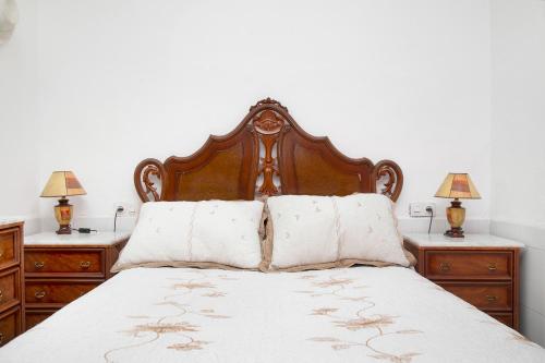 Ένα ή περισσότερα κρεβάτια σε δωμάτιο στο Casa Catalina