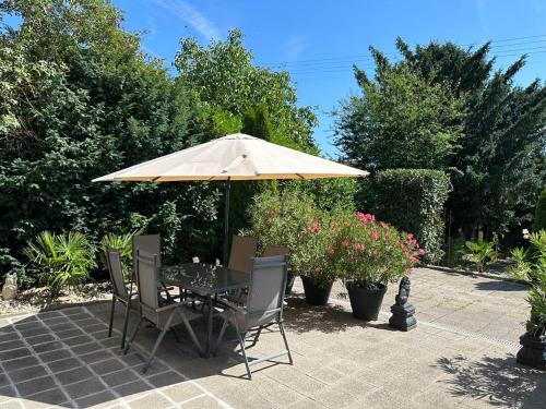Un jardín fuera de Wohnung Löwenstein