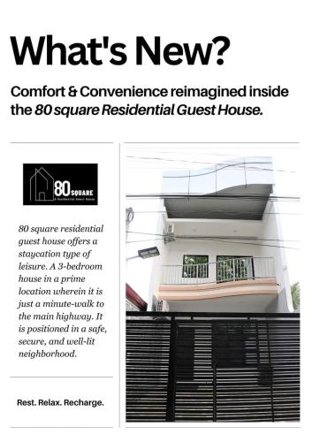 una pagina di una rivista con la foto di una casa di 80Square Guest House a Gingoog