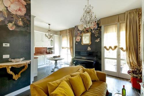 Χώρος καθιστικού στο Bologna Luxe Haven