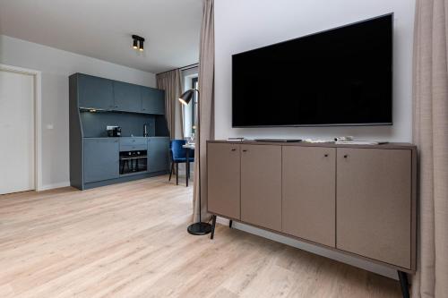 Μια τηλεόραση ή/και κέντρο ψυχαγωγίας στο Gustav Appartements