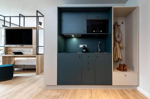 Μια τηλεόραση ή/και κέντρο ψυχαγωγίας στο Gustav Appartements